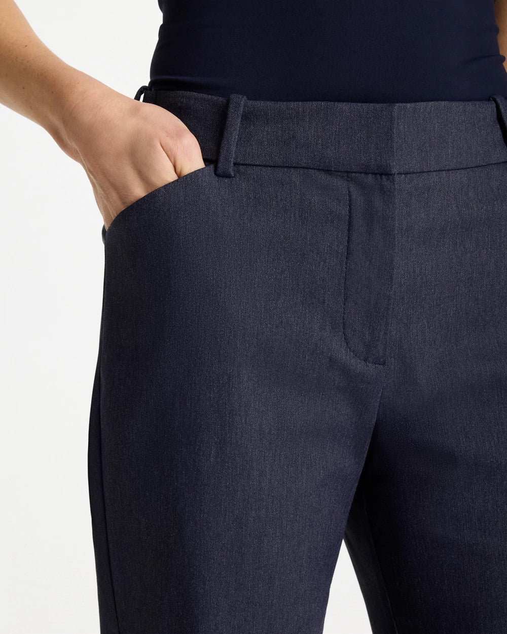 Chico's Emme Fly Front Straight Ankle Pants