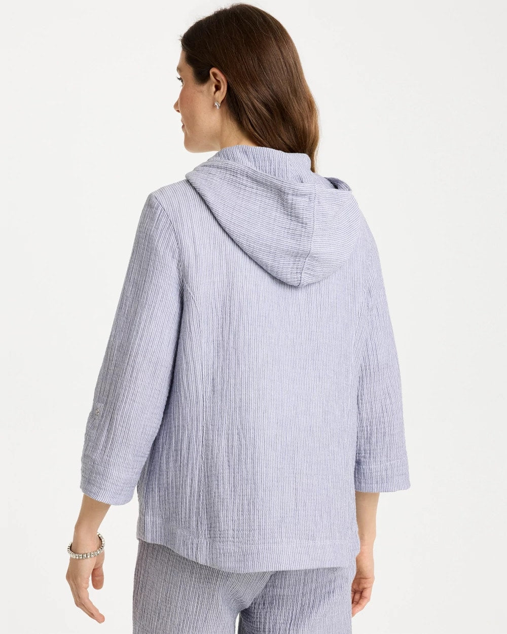 Chico's Zenergy® Striped Gauze Jacket