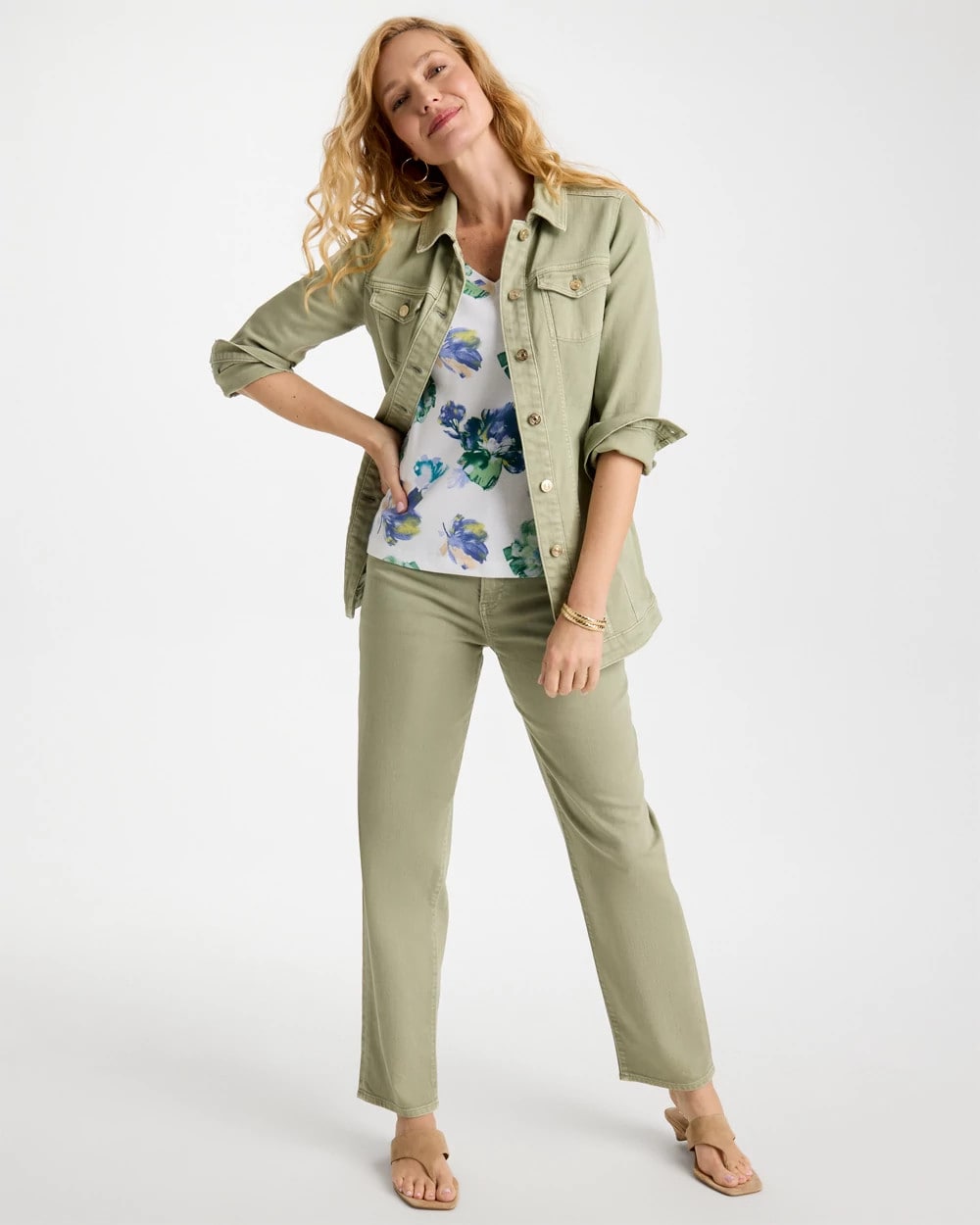 Chico's Boyfriend Relaxed Crop Jeans