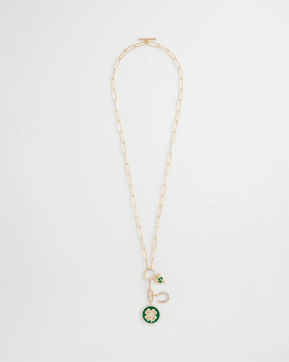 Chico's Lucky Charm Twice As Nice Necklace