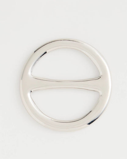 Chico's Silvertone Scarf Ring