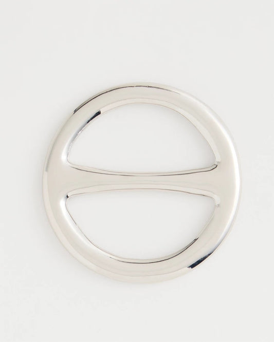 Chico's Silvertone Scarf Ring
