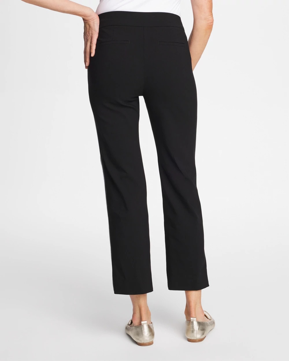Chico's Brigitte™ Piped Straight Cropped Pants