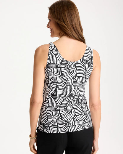 Chico's Printed Microfiber Tank