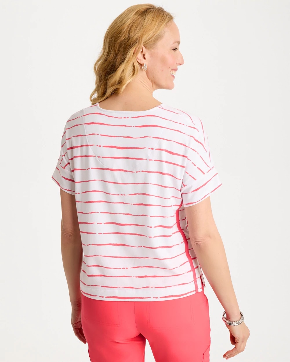 Chico's Zenergy® UPF Striped Dolman Tee