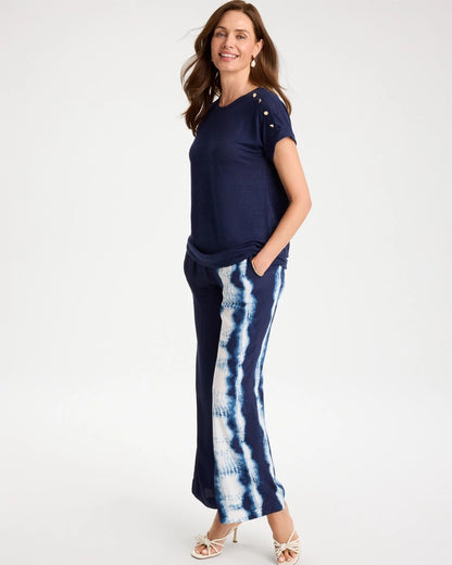 Chico's Linen Button Tunic
