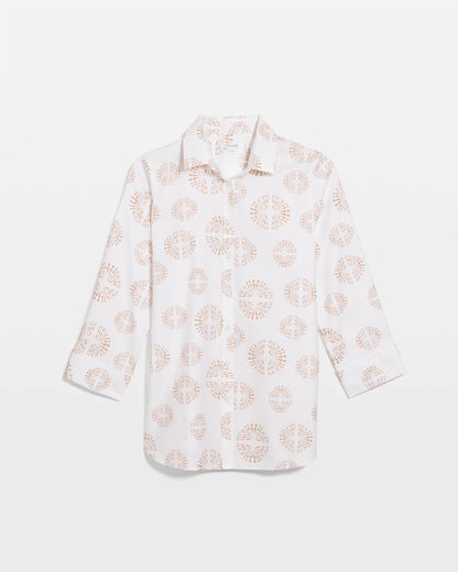 Chico's No Iron™ Stretch Stamped Shirt