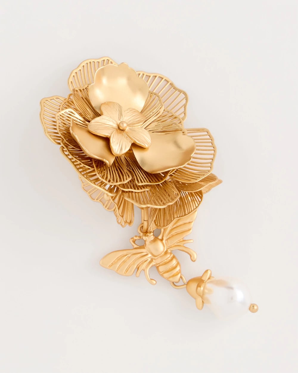 Chico's Filigree Flower Earrings