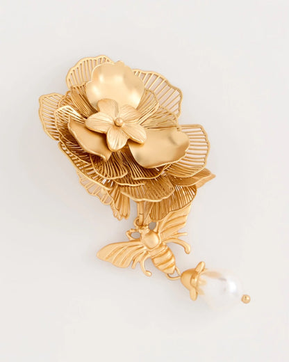 Chico's Filigree Flower Earrings