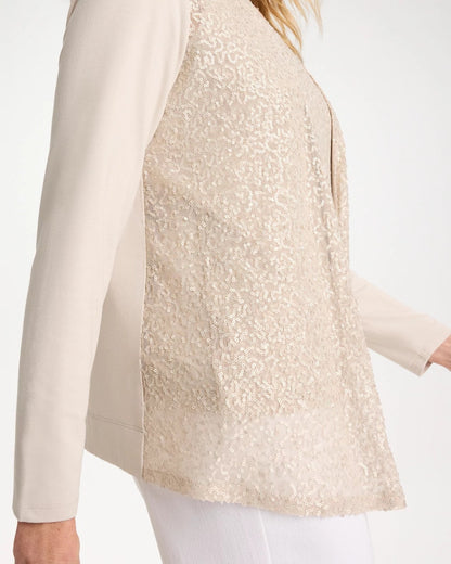 Chico's Knit Sequin Cardigan