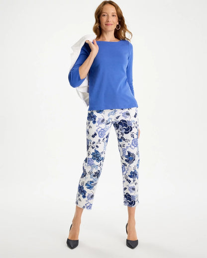 Chico's Pima 3/4 Sleeve Tee