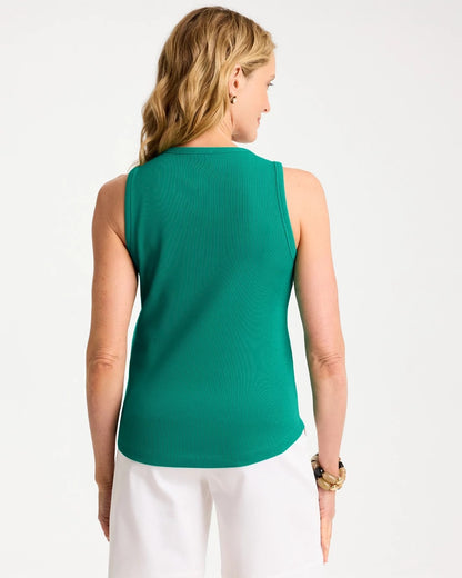 Chico's High Neck Rib Tank