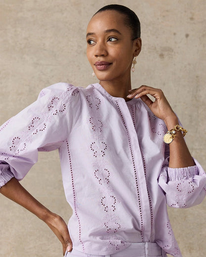 Chico's Embroidered Top