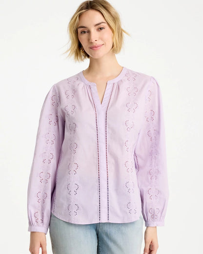 Chico's Embroidered Top