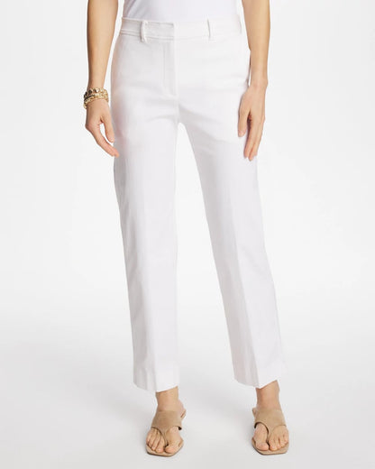 Chico's Emme Fly Front Straight Crop Pants