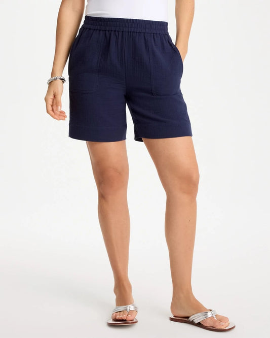 Chico's Gauze Cotton Shorts
