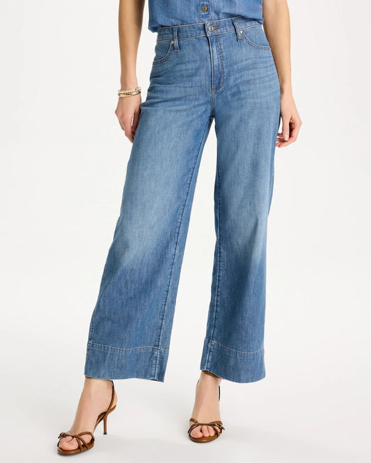 Chico's Lightweight Wide-Leg Ankle Jeans