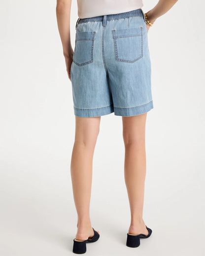 Chico's Embellished Lightweight Jean Shorts