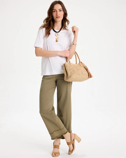 Chico's Scallop Pull-On Wide-Leg Crop Jeans