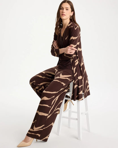 Chico's Travelers™ Knit Animal Print Duster Cardigan