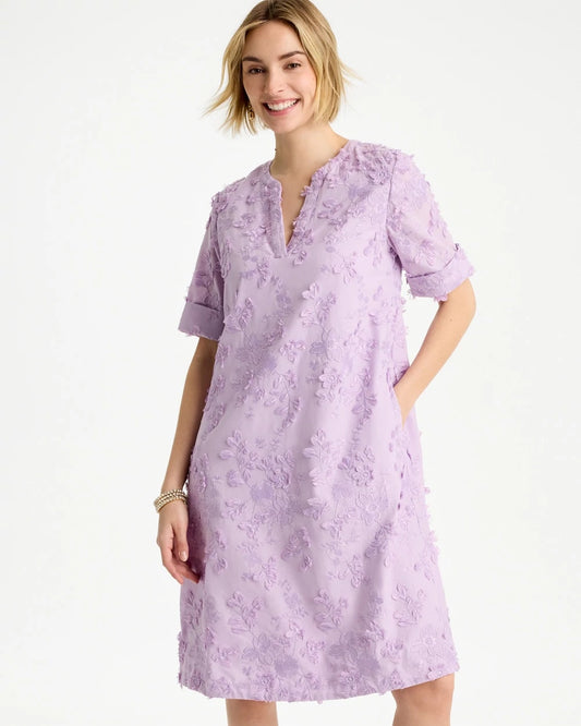 Chico's 3D Floral Dress