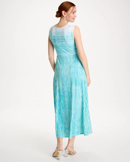 Chico's Ombre Coastal Striped Knit Dress