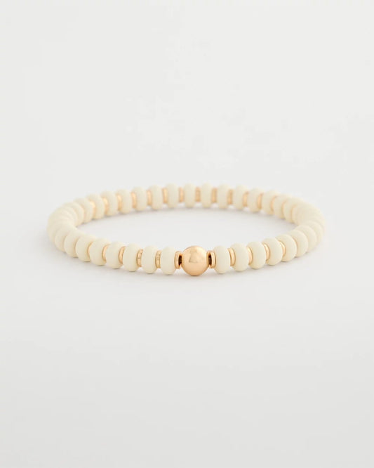 Chico's Neutral Round Stretch Bracelet