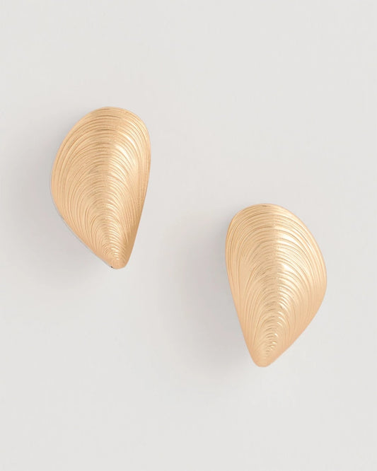 Chico's Mixed Metal Shell Earrings