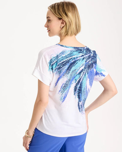 Chico's Zenergy® Sicily Splash Drop Shoulder Tee