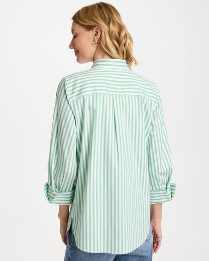 Chico's No Iron™ Striped Stretch Shirt