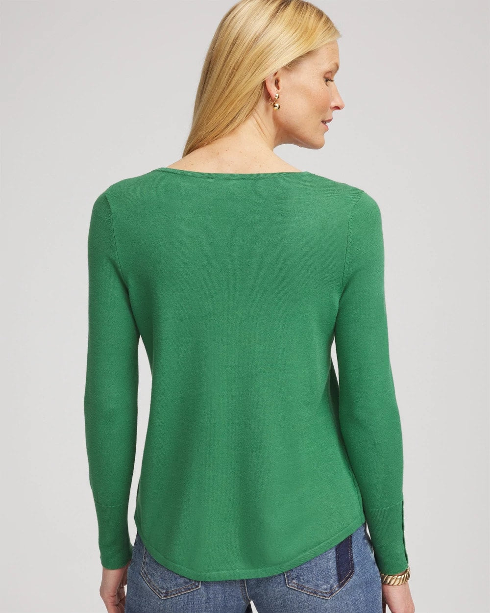 Chico's Ella V-Neck Pullover Sweater
