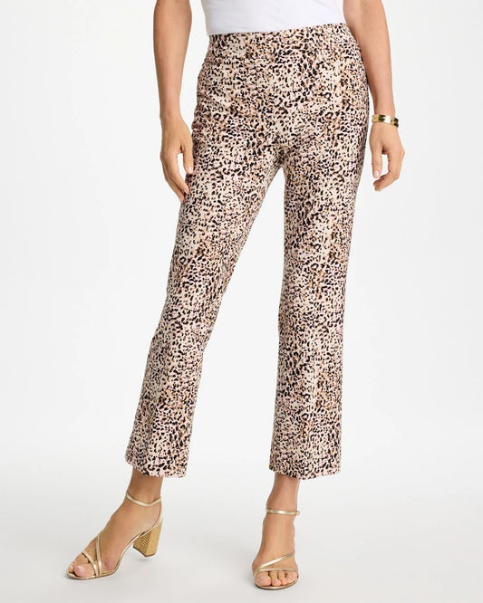 Chico's Brigitte™ Animal Print Crop Flare Pants
