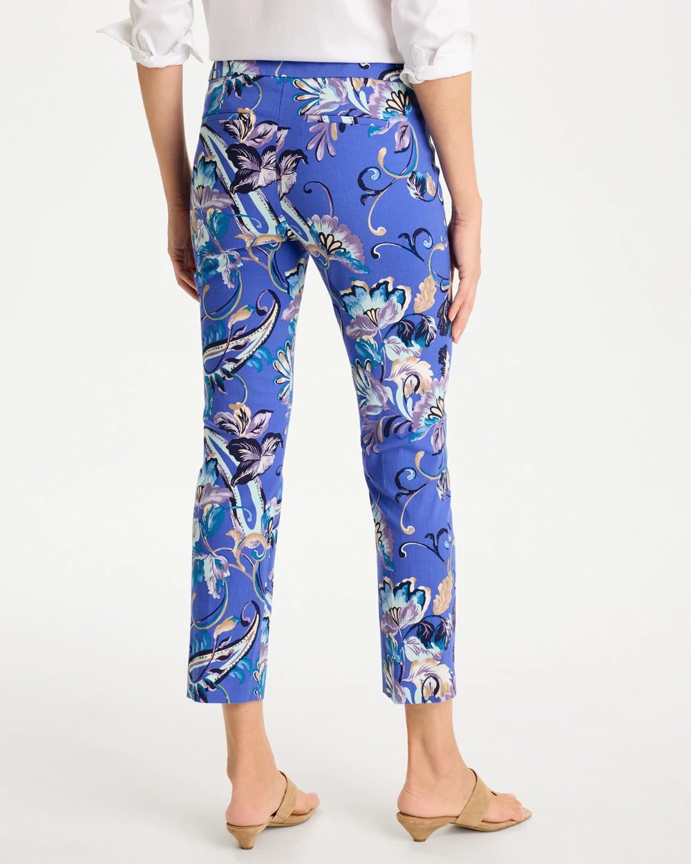Chico's Brigitte™ Slim Mae Paisley Crop Pant