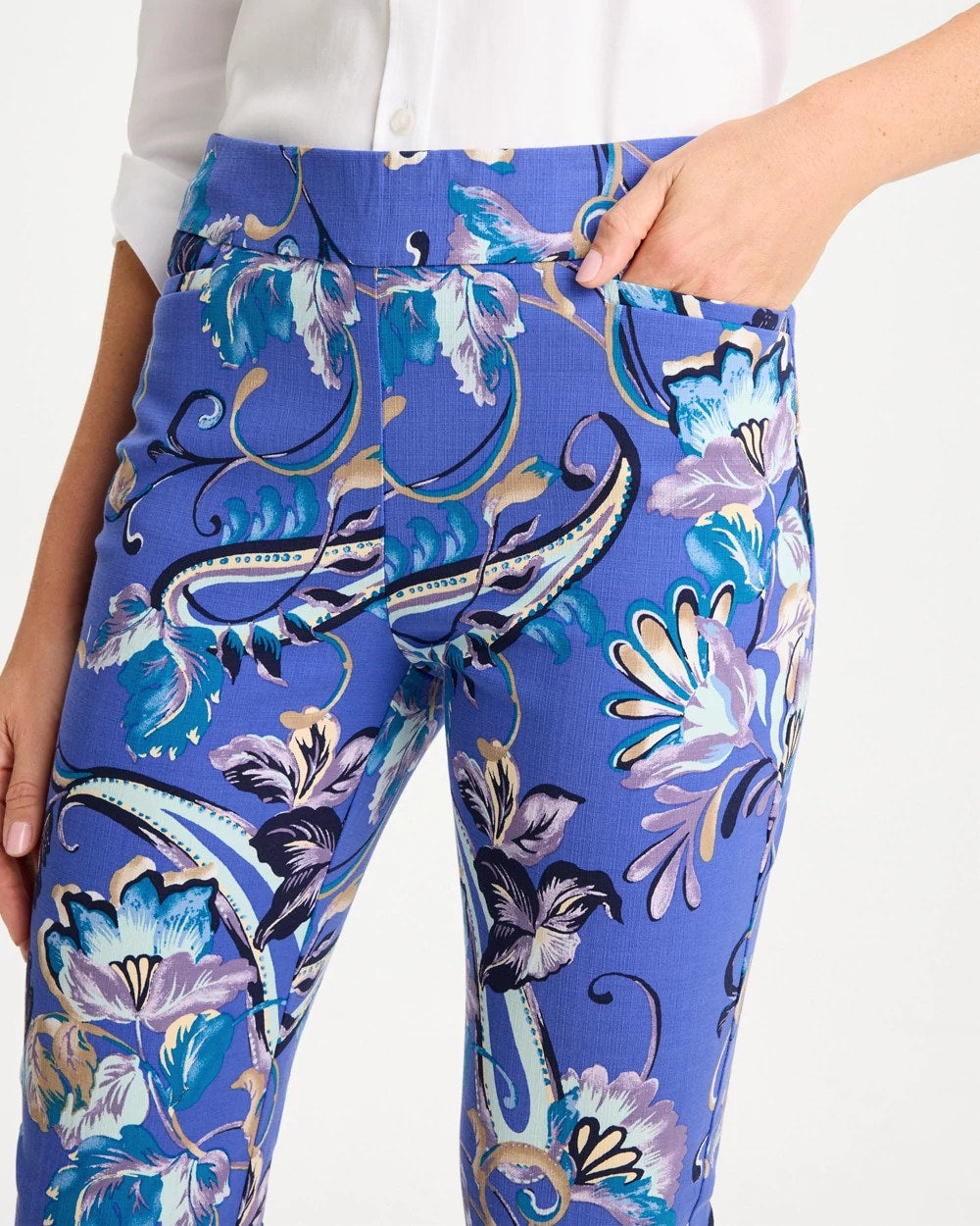 Chico's Brigitte™ Slim Mae Paisley Crop Pant