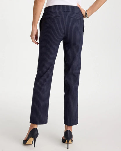 Chico's Brigitte™ Straight Pinstripe Cropped Pants