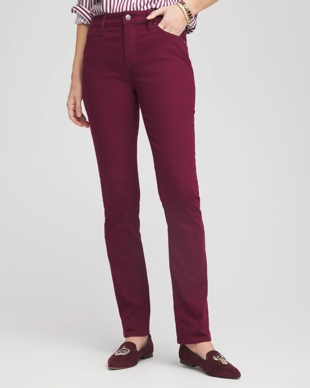 Chico's Girlfriend Slim Full-Length Jeans