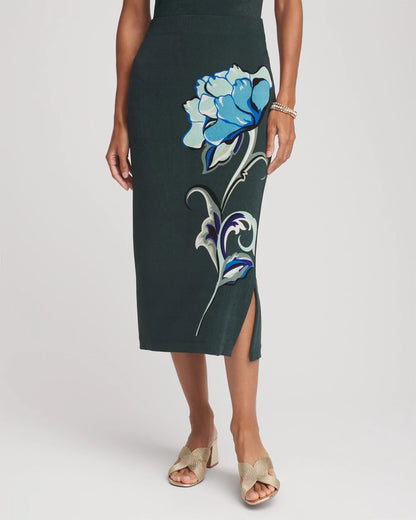 Chico's Travelers™ Artisanal Midi Skirt