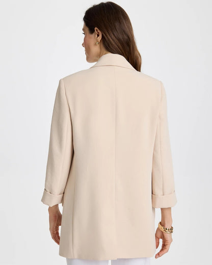 Chico's Boyfriend Crepe Blazer