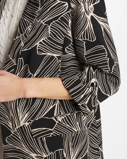 Chico's Ginkgo Crepe Blazer