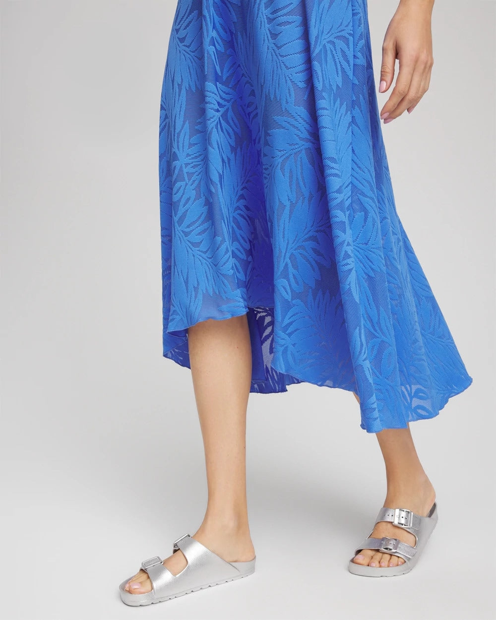 Chico's Gottex Skyfall Lace Long Skirt
