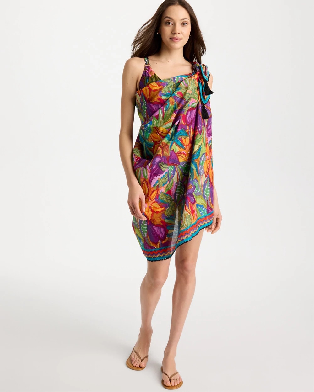 Chico's Magicsuit® Cactus Flower Pareo