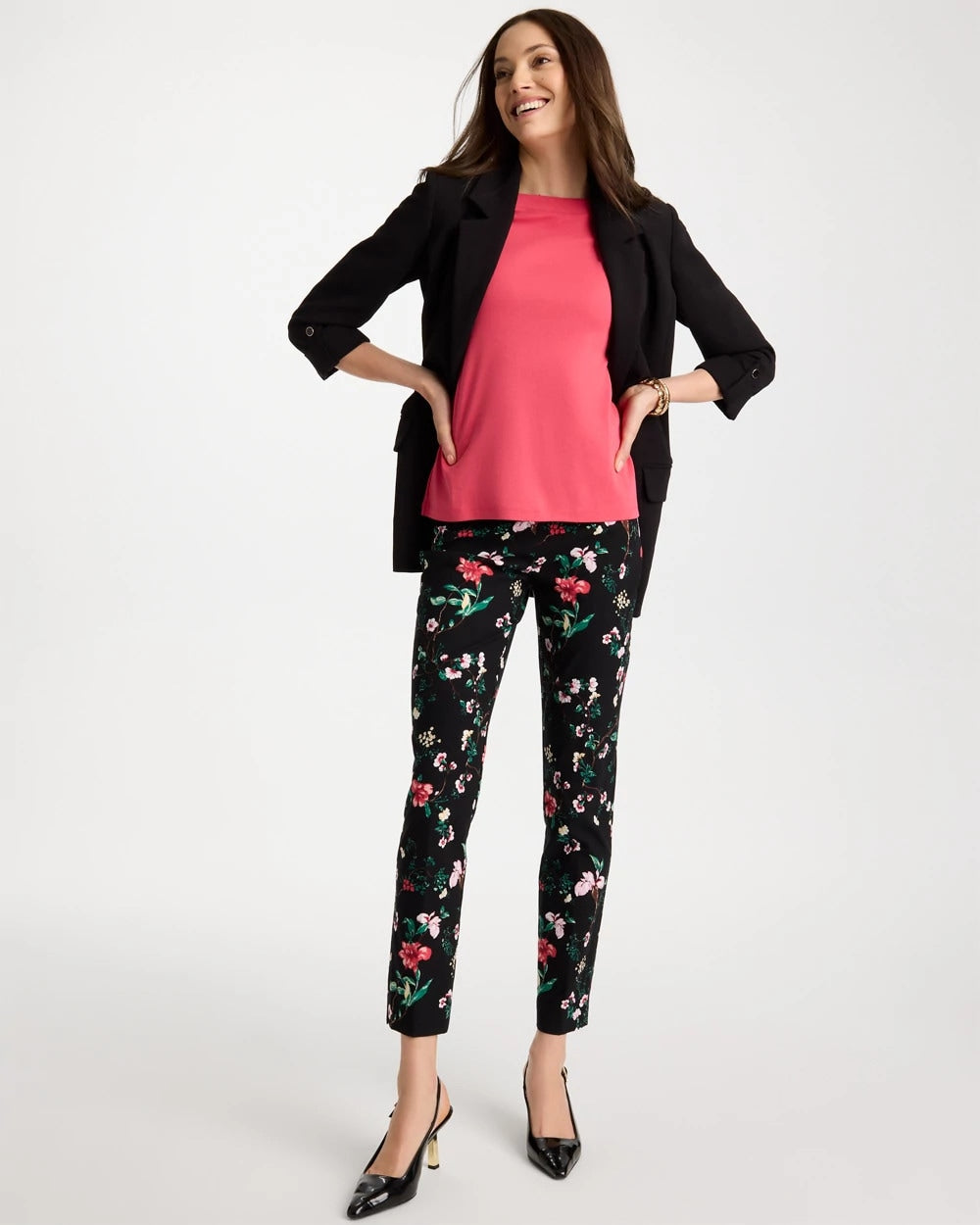 Chico's Kyoto Bloom Brigitte™ Slim Ankle Pants