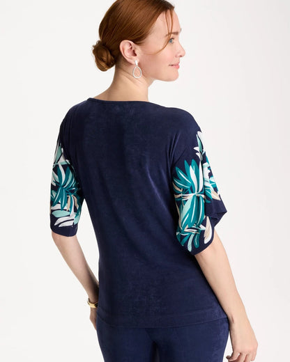 Chico's Travelers™ Printed Kimono Sleeve Top