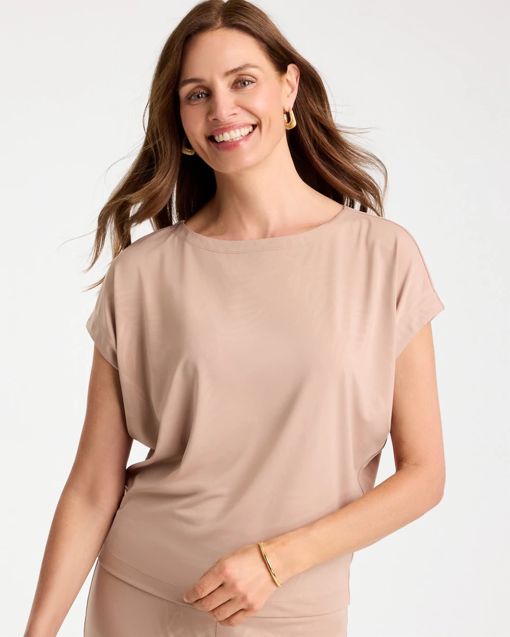 Chico's Travelers™ Palm Embossed Knit Top