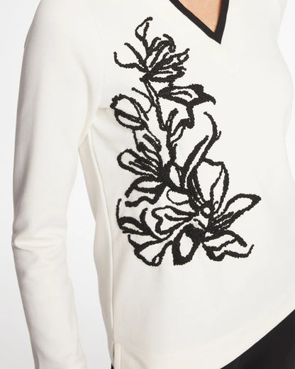 Chico's Zenergy® Double-Knit Applique Top