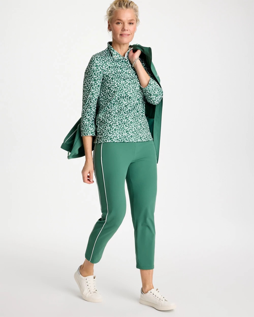 Chico's Zenergy® UPF Side Piping Ankle Pants