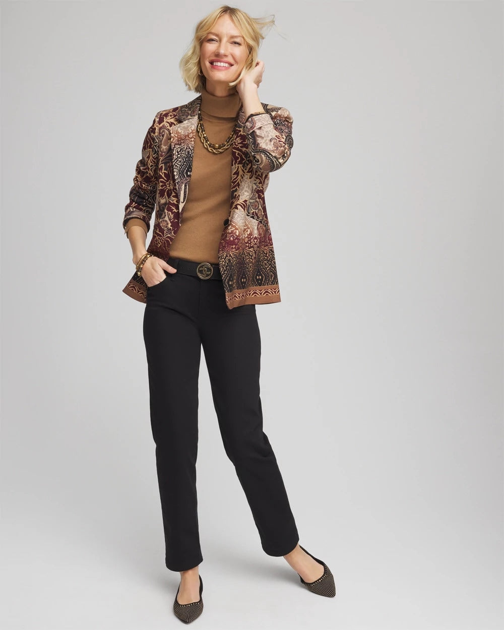 Chico's Girlfriend Straight Ankle Jeans
