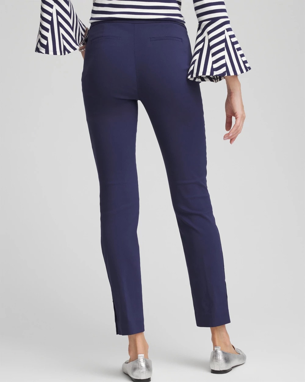 Chico's Brigitte™ Pull-On Slim Rivet Ankle Pants