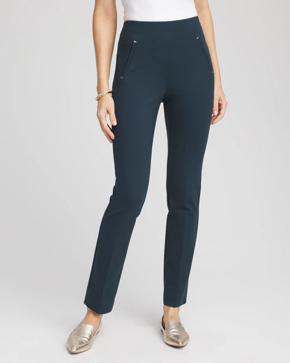 Chico's Juliet Slim Trim Detail Ankle Pants