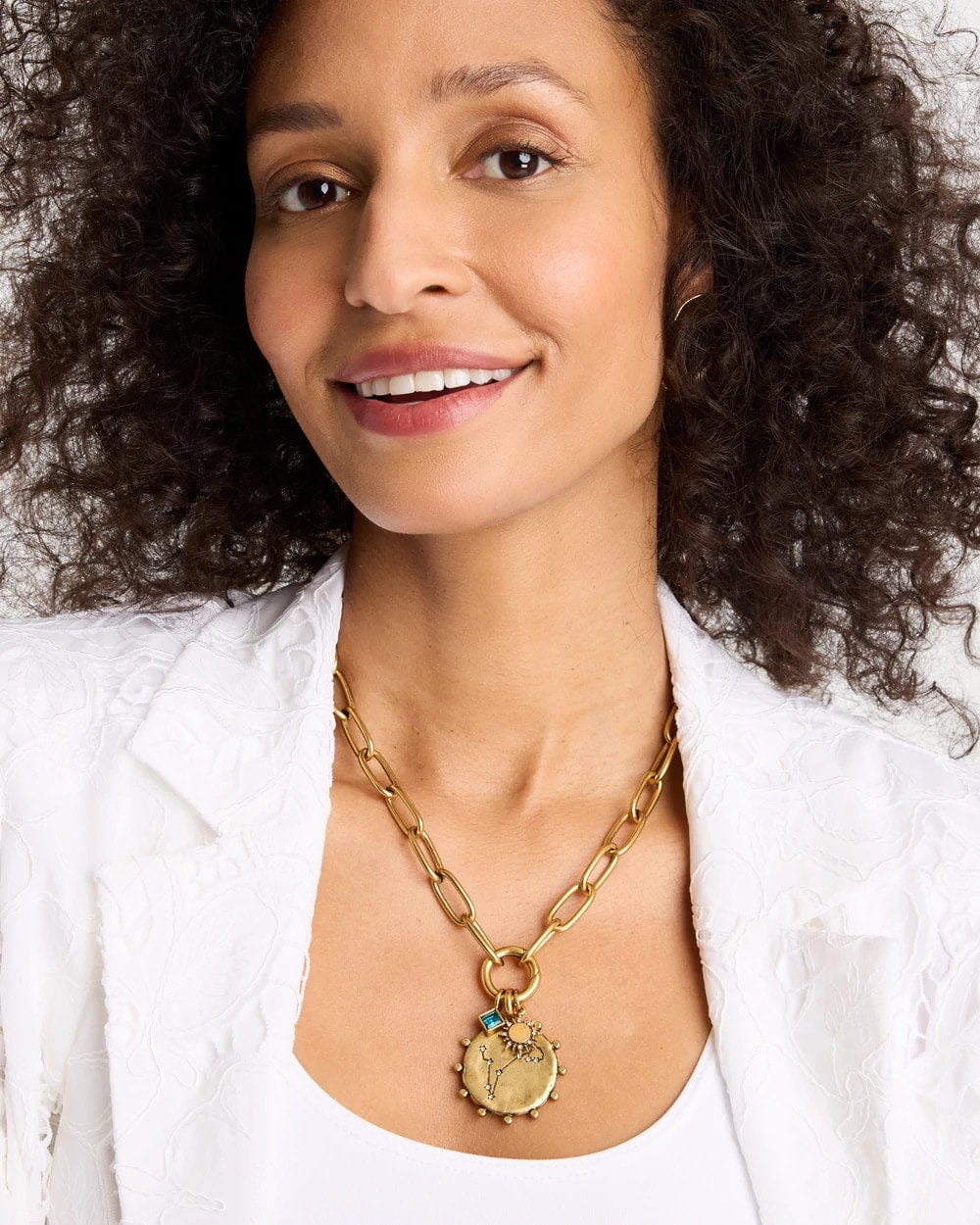 Chico's Pisces Zodiac Charm Pendant